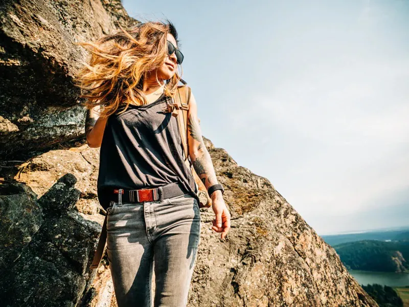 Arcade Splice Belt Vermilion/Black-5